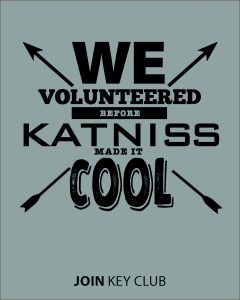 we volunteered before katniss made it cool