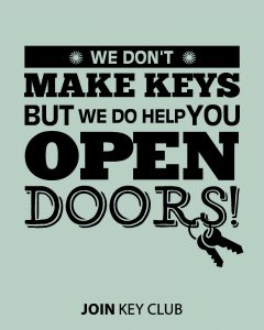 we dont make key but we do help you open doors