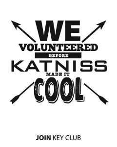 we volunteered before katniss made it cool
